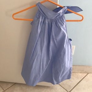 J crew blue top size 4